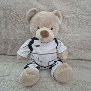 Star Wars Build A Bear Teddy Bear in Storm Trooper Outfit Cute Cuddly